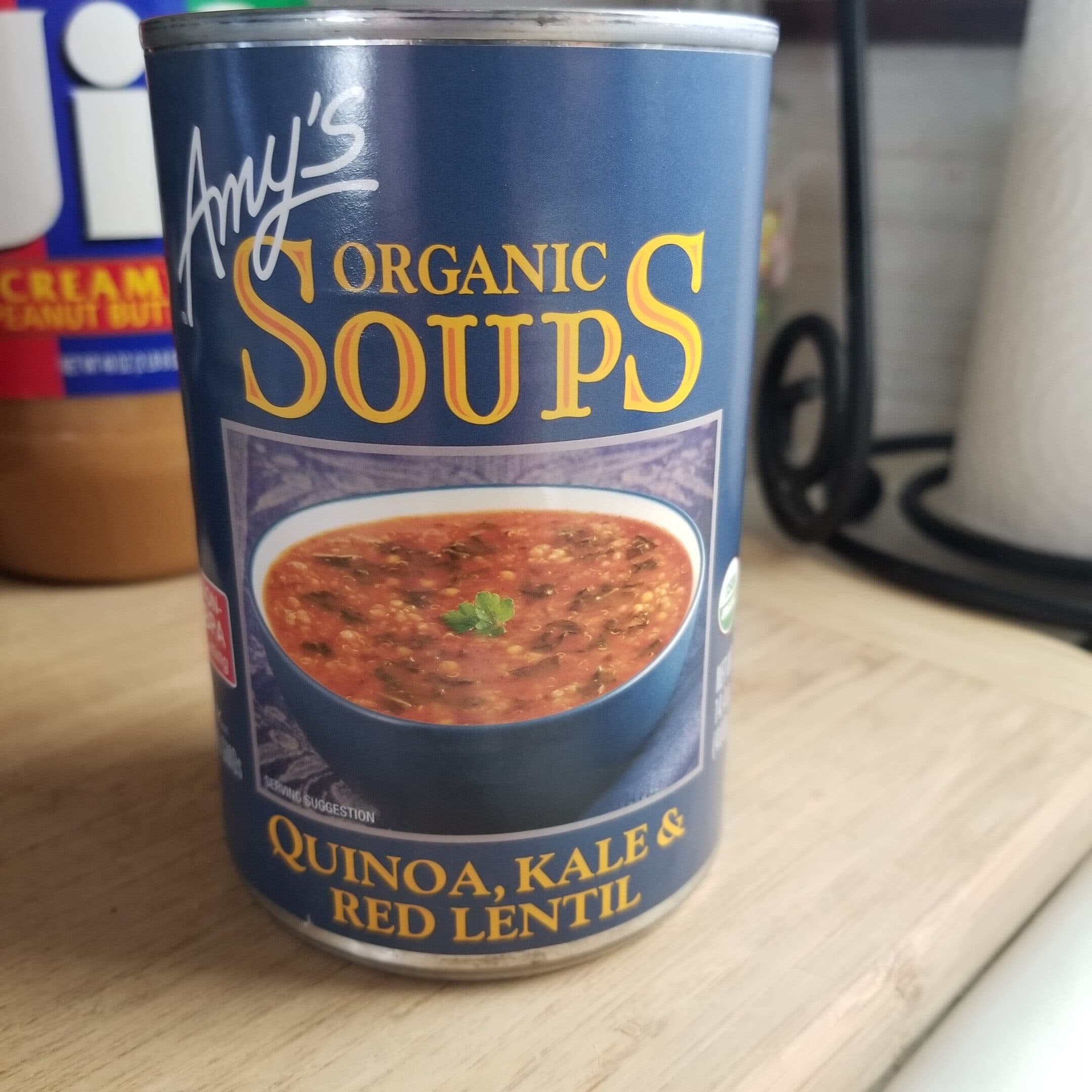 Amy's QUINOA, KALE & RED LENTIL packshot