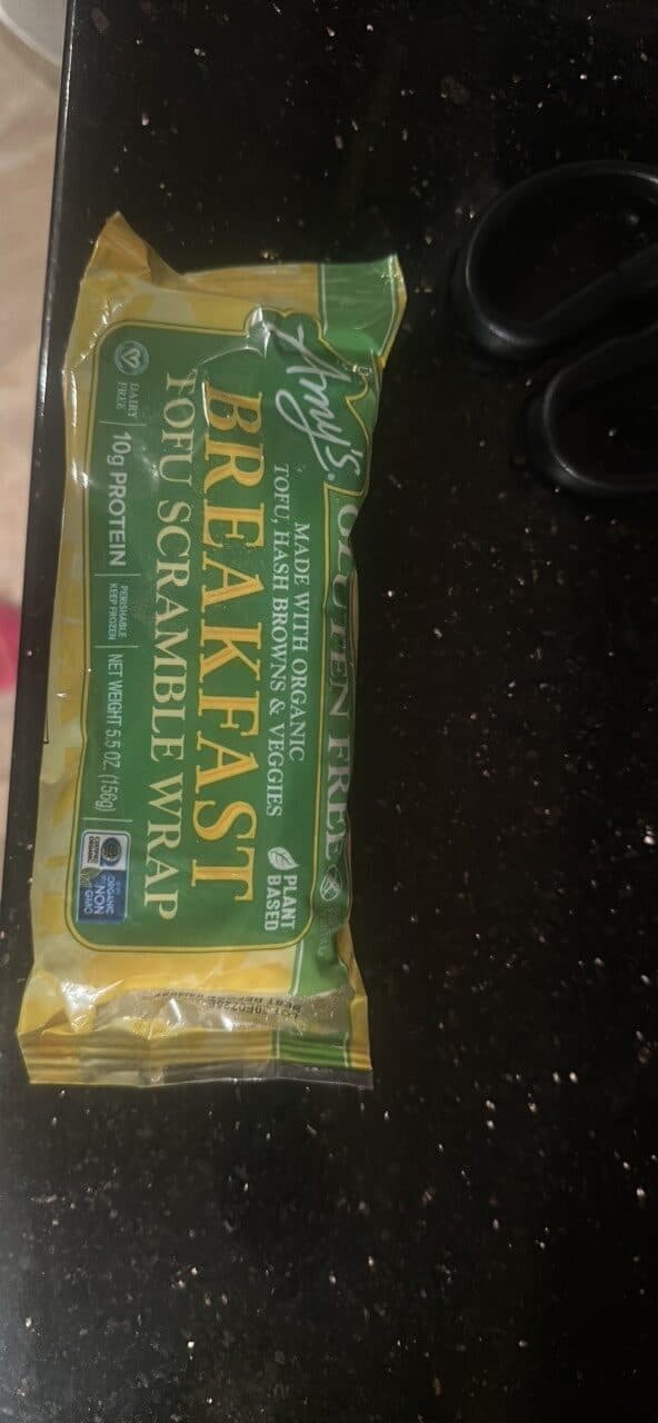 Amy's BREAKFAST TOFU SCRAMBLE WRAP packshot