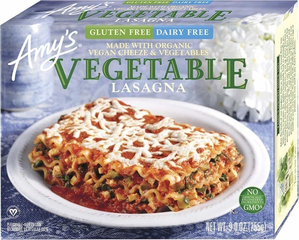 Amy's Vegetable Lasagna With Daiya Cheeze packshot
