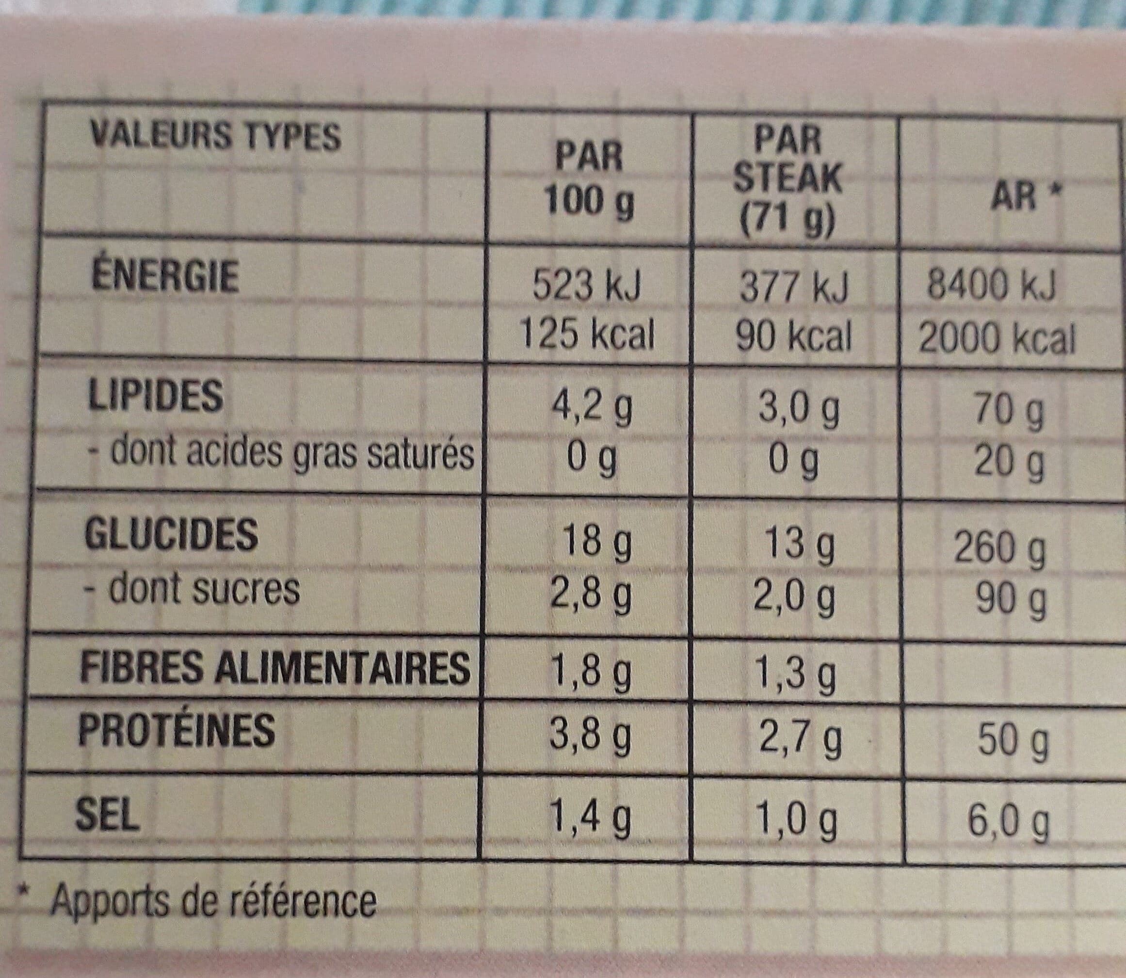 Amy's Kitchen 4 Steaks aux légumes, au quinoa et aux noix packshot