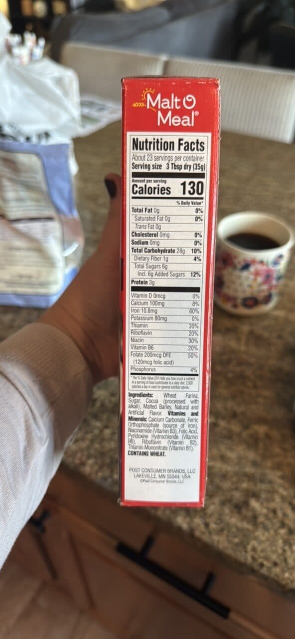 Malt-O-Meal Quick Cooking Hot Wheat Cereal packshot