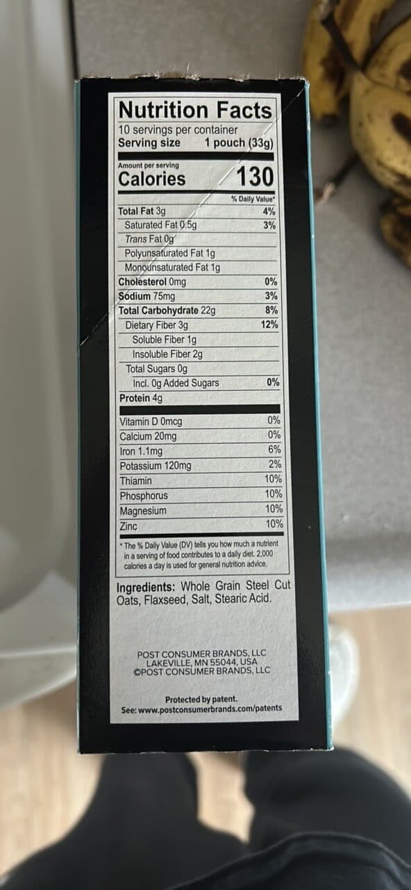 Better Oats Steel Cut Oatmeal Original packshot