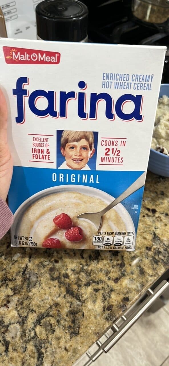 Malt-O-Meal Farina Original Enriched Creamy Hot Wheat Cereal packshot