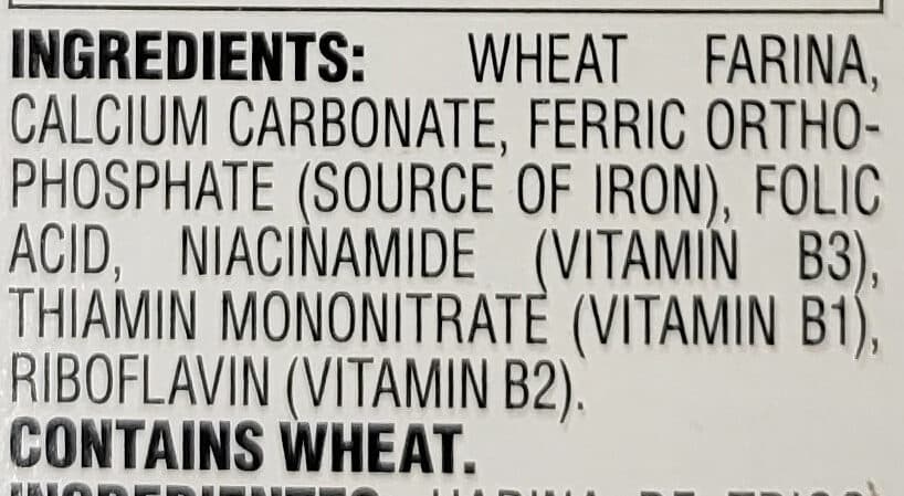 Malt-O-Meal Farina Original Enriched Creamy Hot Wheat Cereal packshot