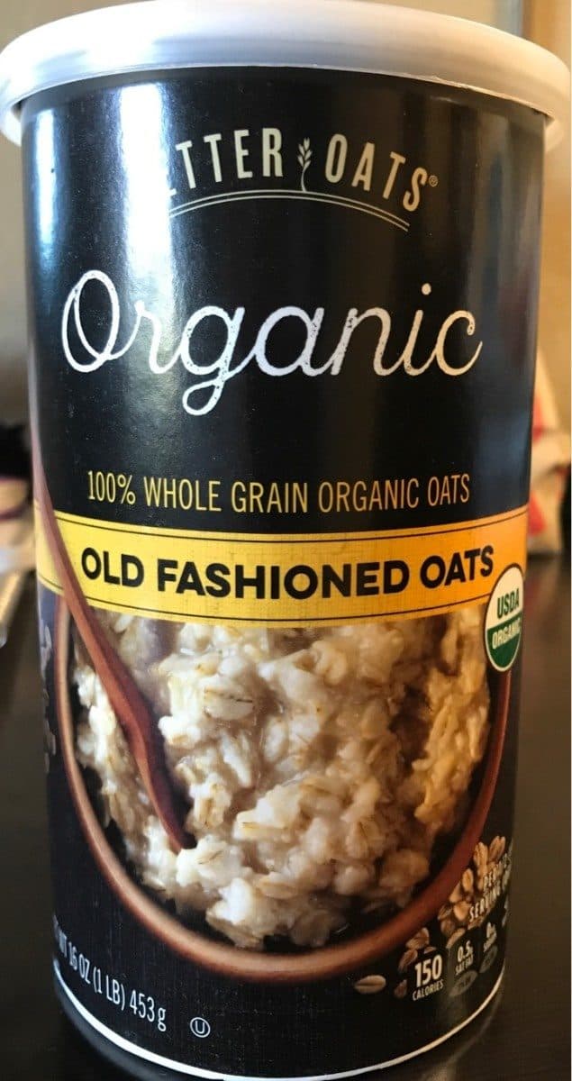 Better Oats Organic Old Fashioned Oats packshot