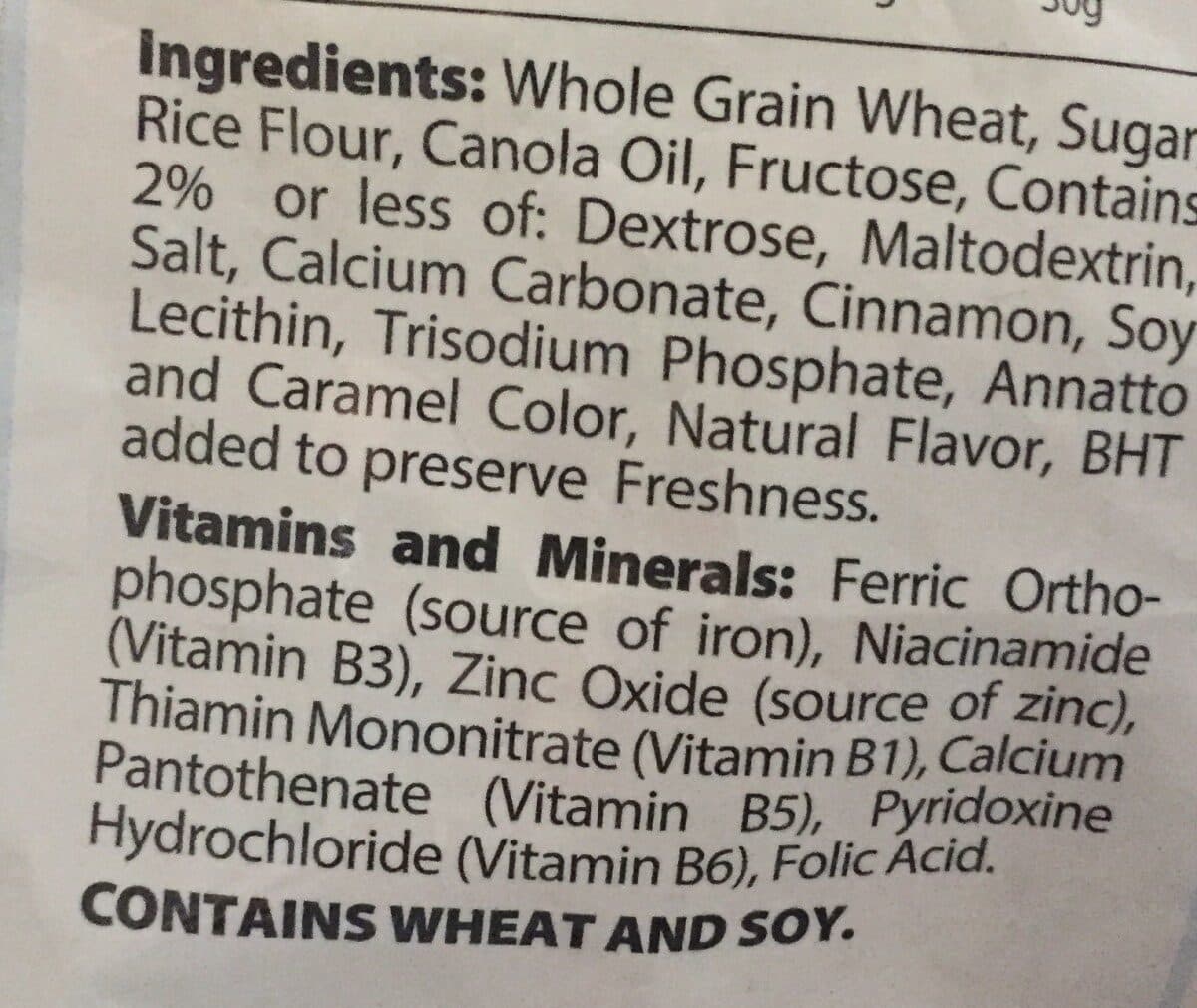 Open Food Facts Cinnamon toasters gigantic size packshot
