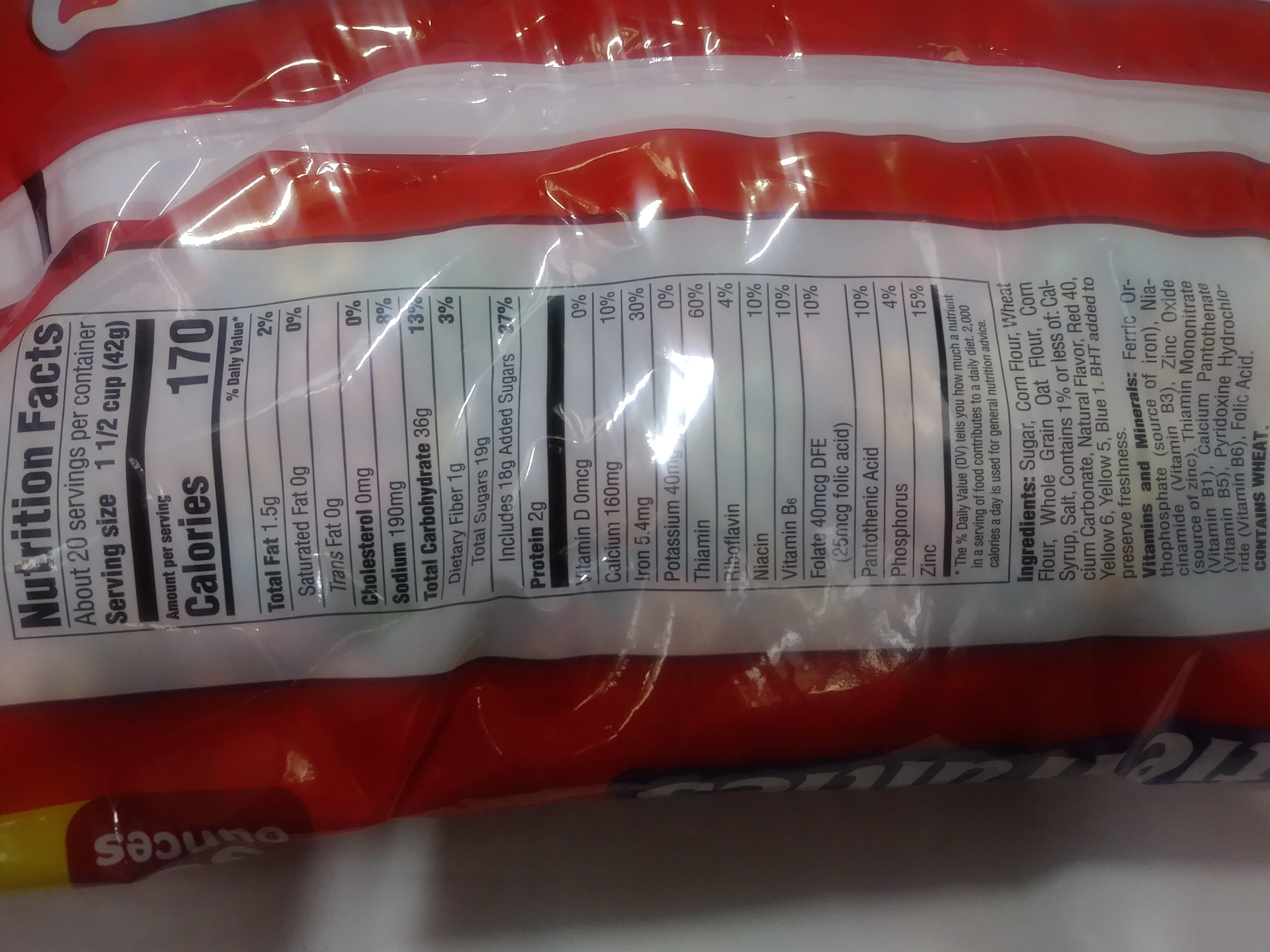 Malt O'Meal Tootie fruities packshot