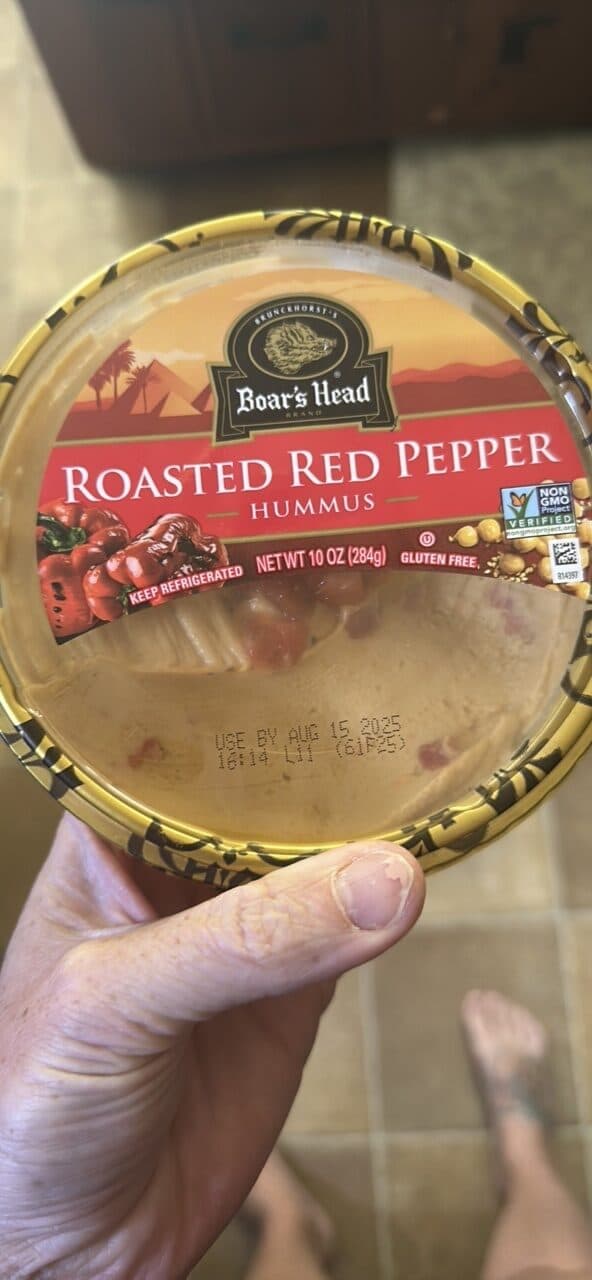 Boar's Head Roasted Red Pepper Hummus packshot