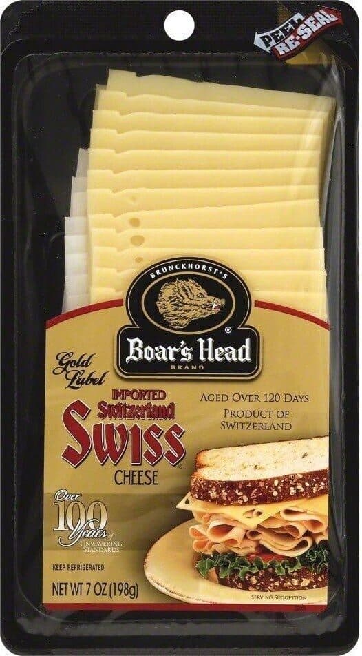 Boar's Head Swiss Cheese packshot