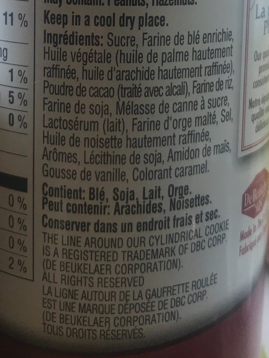 Pirouline Creme Filled Wafers packshot