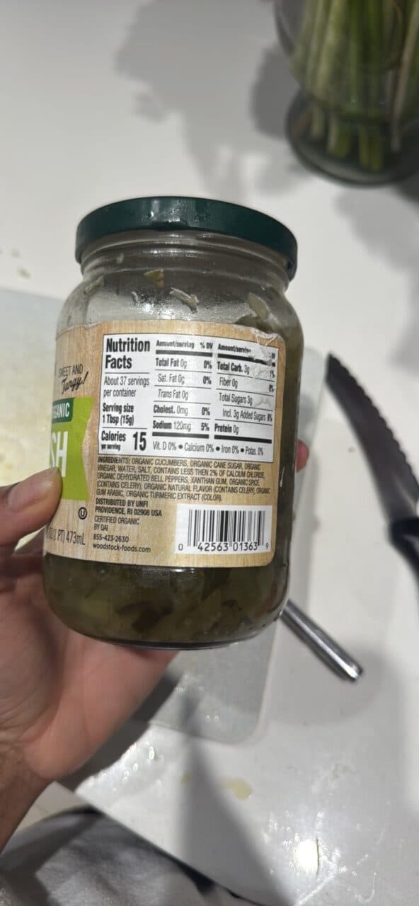 Woodstock Sweet Organic Relish packshot
