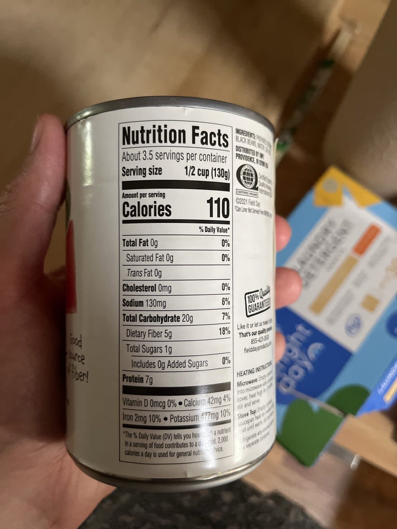 field DAY organic Black Beans packshot