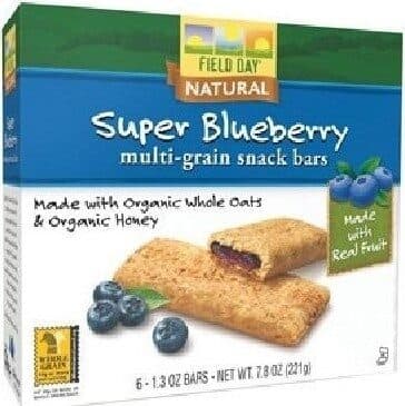 Field Day Blueberry Multigrain Snack Bars packshot