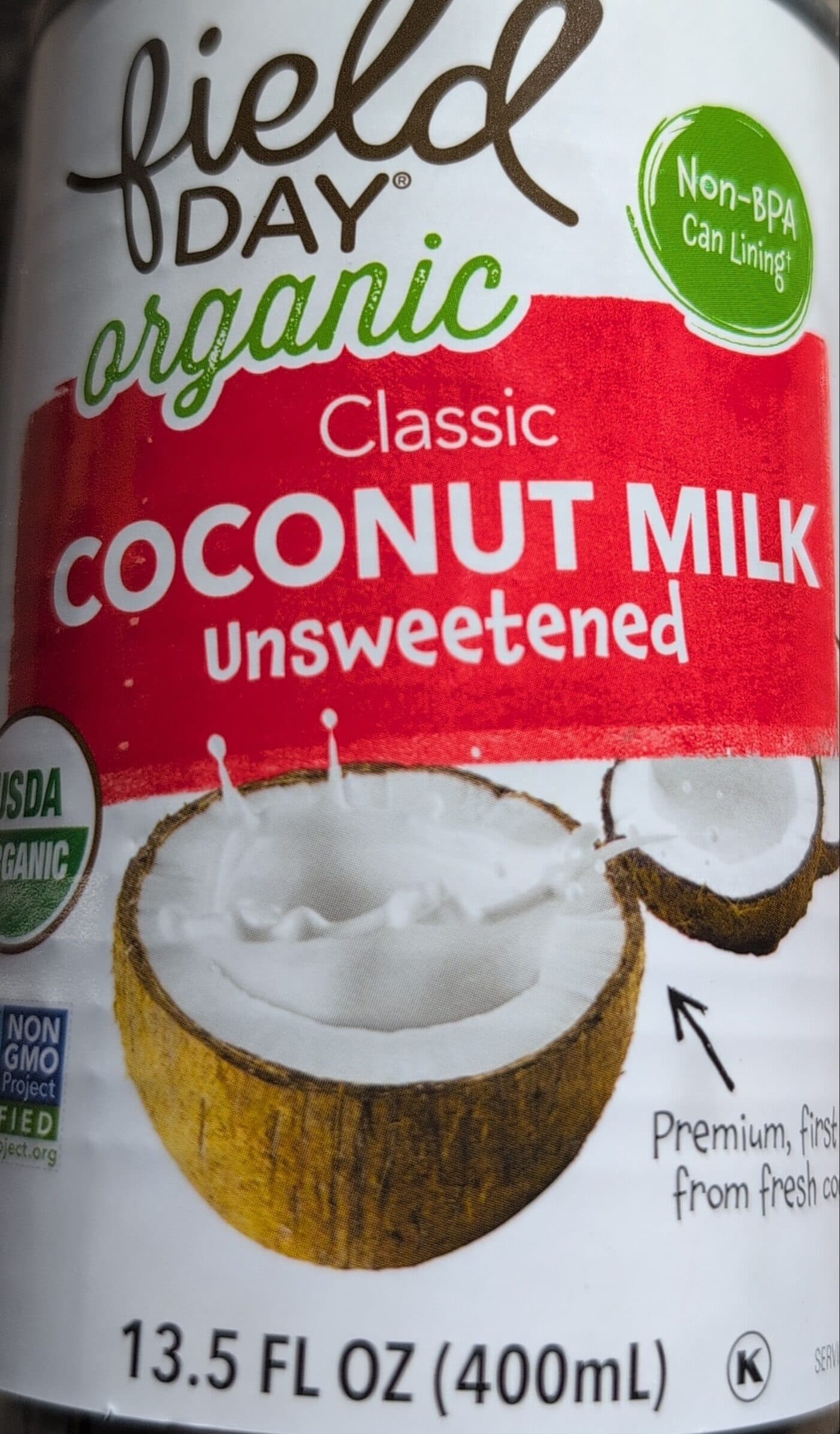 United Natural Foods Inc. Classic Coconut Milk, Unsweetened packshot