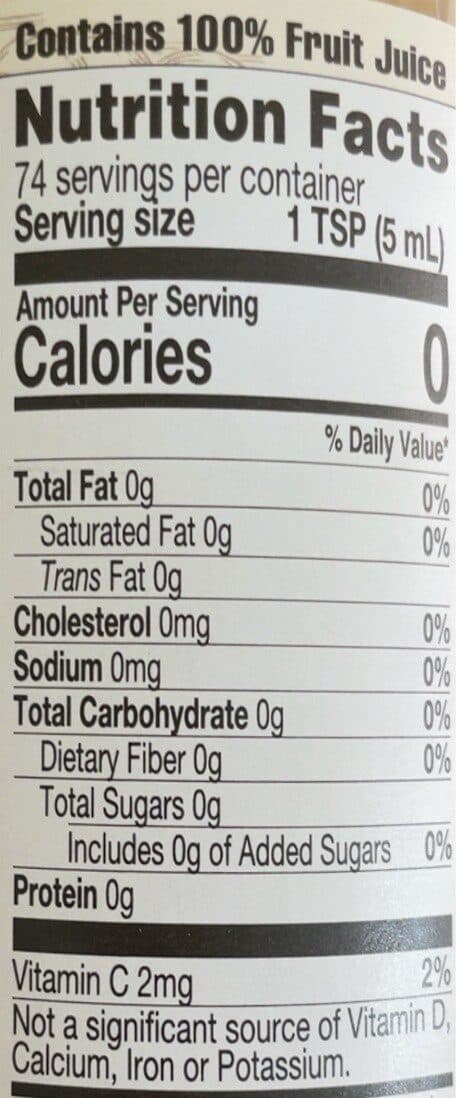 Lakewood Organic pure lemon packshot