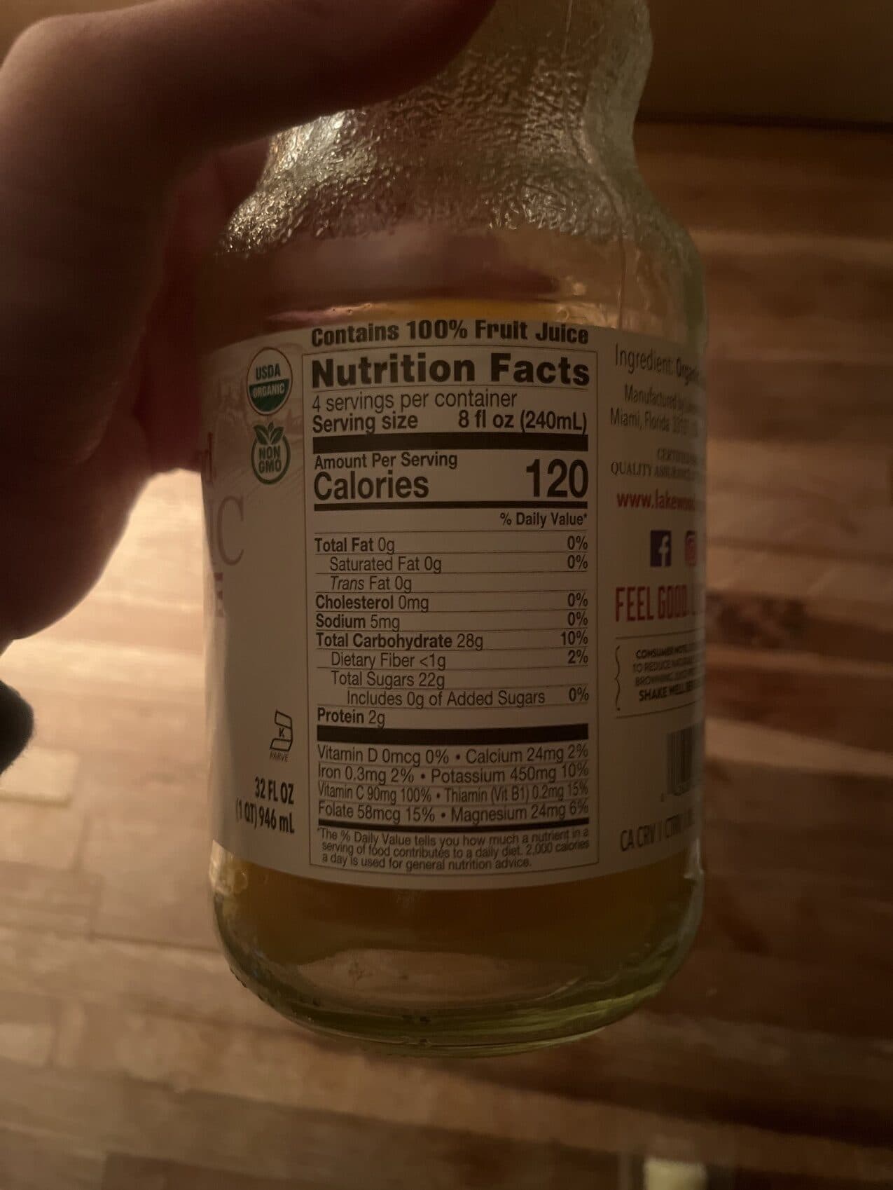 Florida Bottling Company Inc. Pure Orange packshot