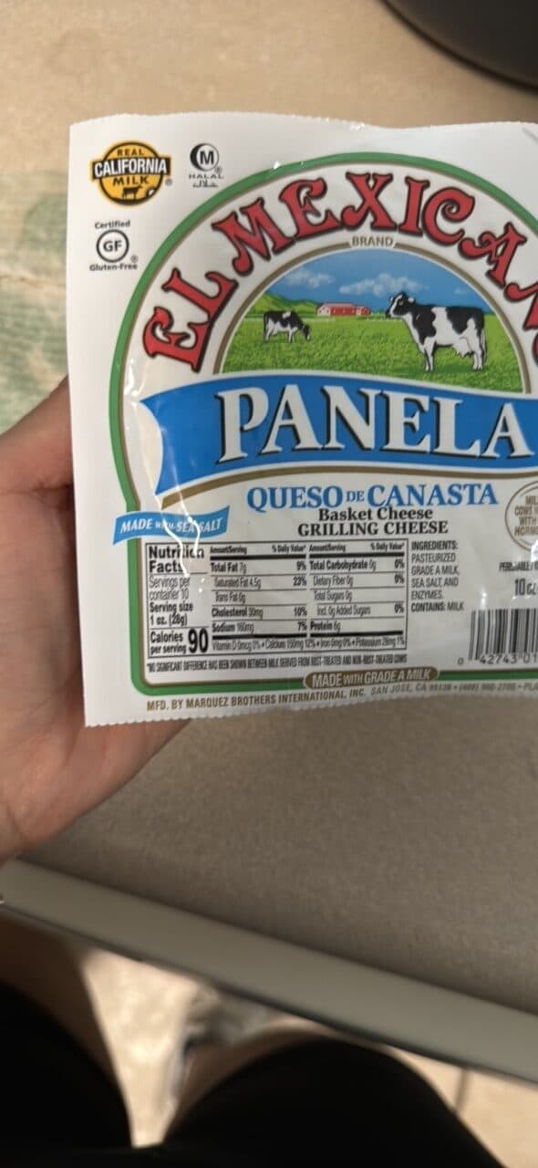 El Mexicano Panela Queso de Canasta Basket Cheese Grilling Cheese packshot