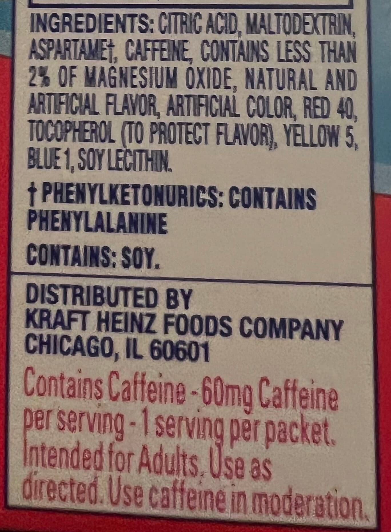 Crystal Light Wild Strawberry Drink Mix packshot