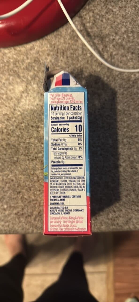 Crystal Light Wild Strawberry Drink Mix packshot