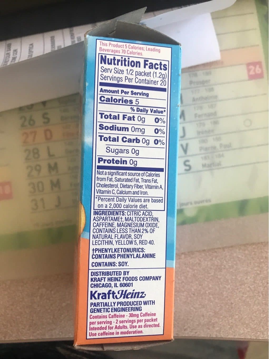 Crystal Light Crystal Light Peach Mango Drink Mix packshot