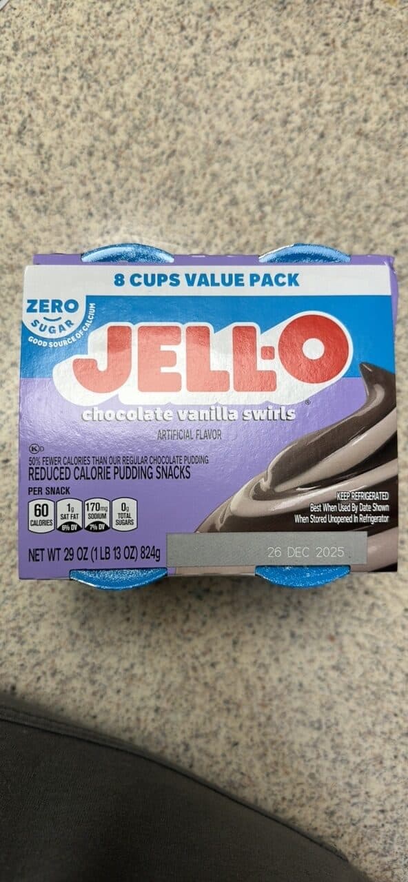 JELLO Chocolate vanilla swirls packshot