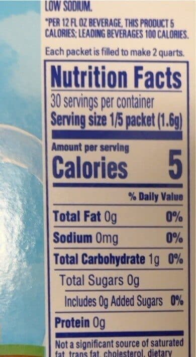 Crystal Light Sweet Tea Drink Mix packshot