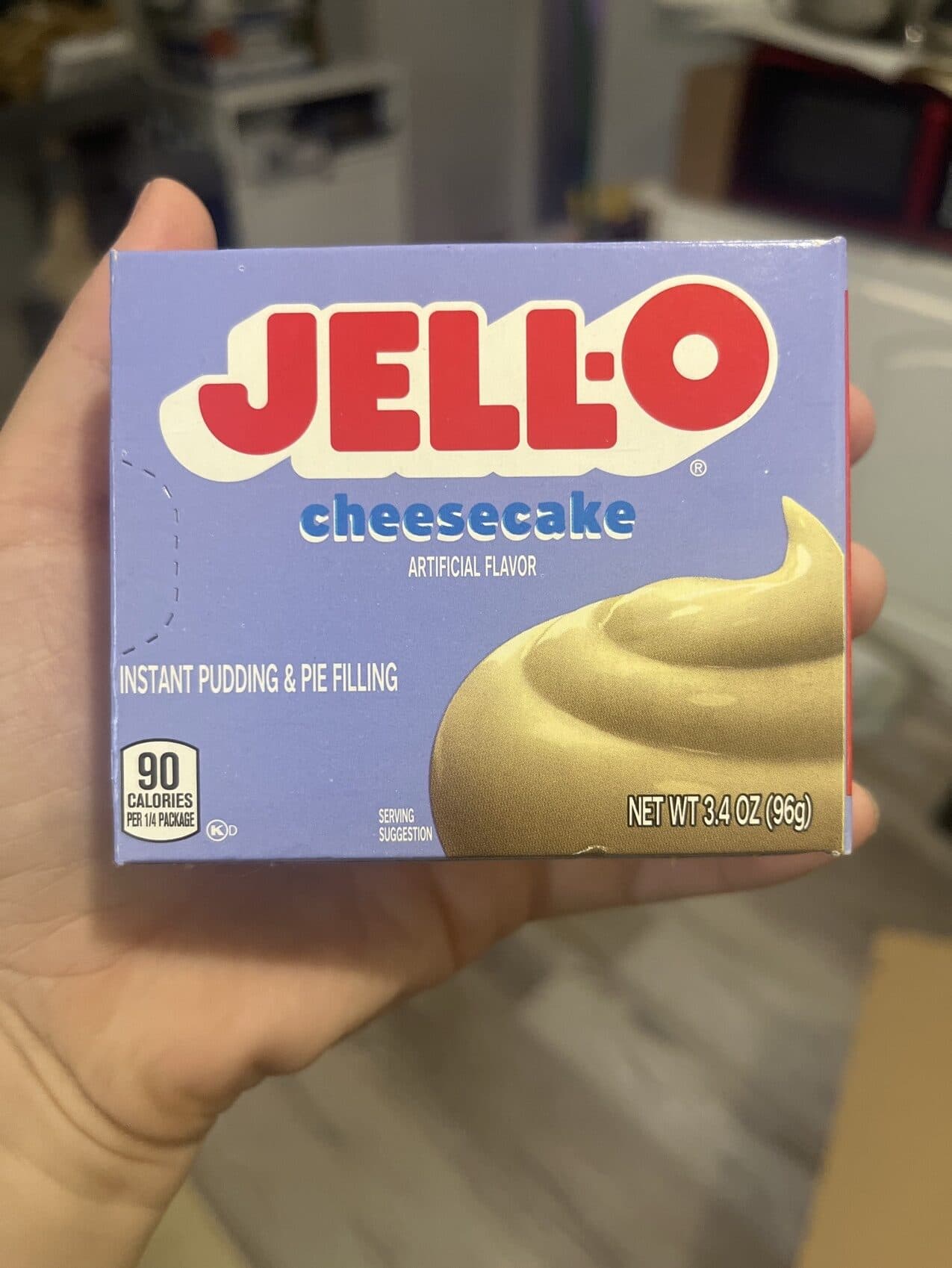 JELL-O Cheesecake Jello packshot