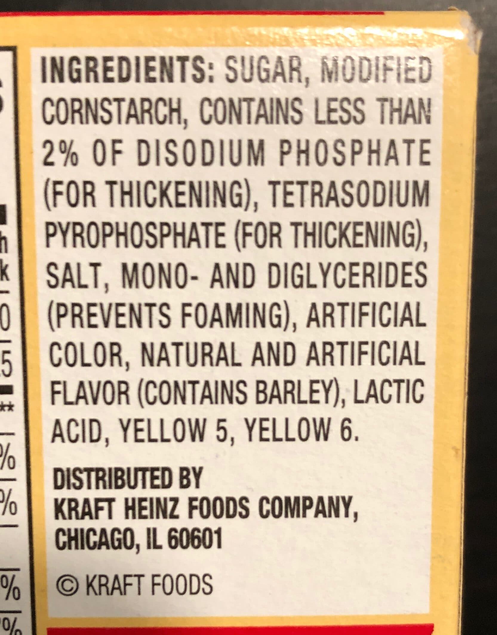 JELL-O Cheesecake Jello packshot