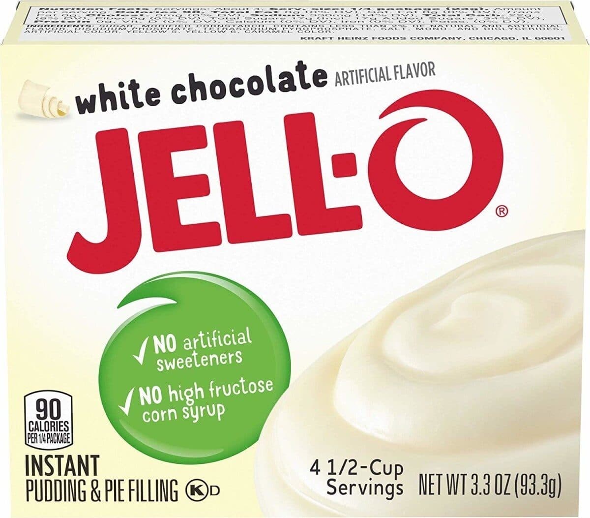 Jell-O Vanilla Instant pudding pie filling packshot
