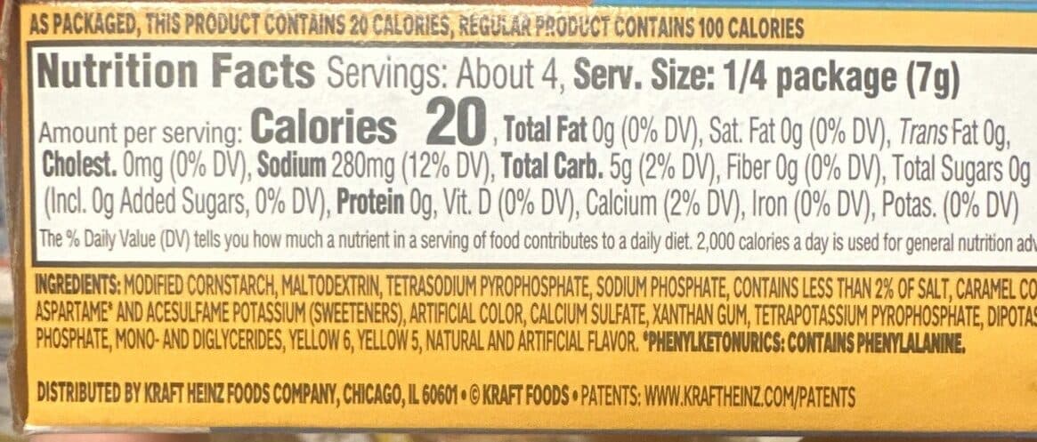 Jell-O Jell-O butterscotch packshot