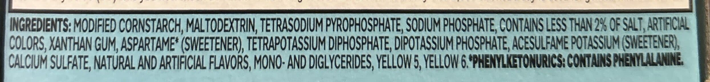 JELL-O white chocolate packshot