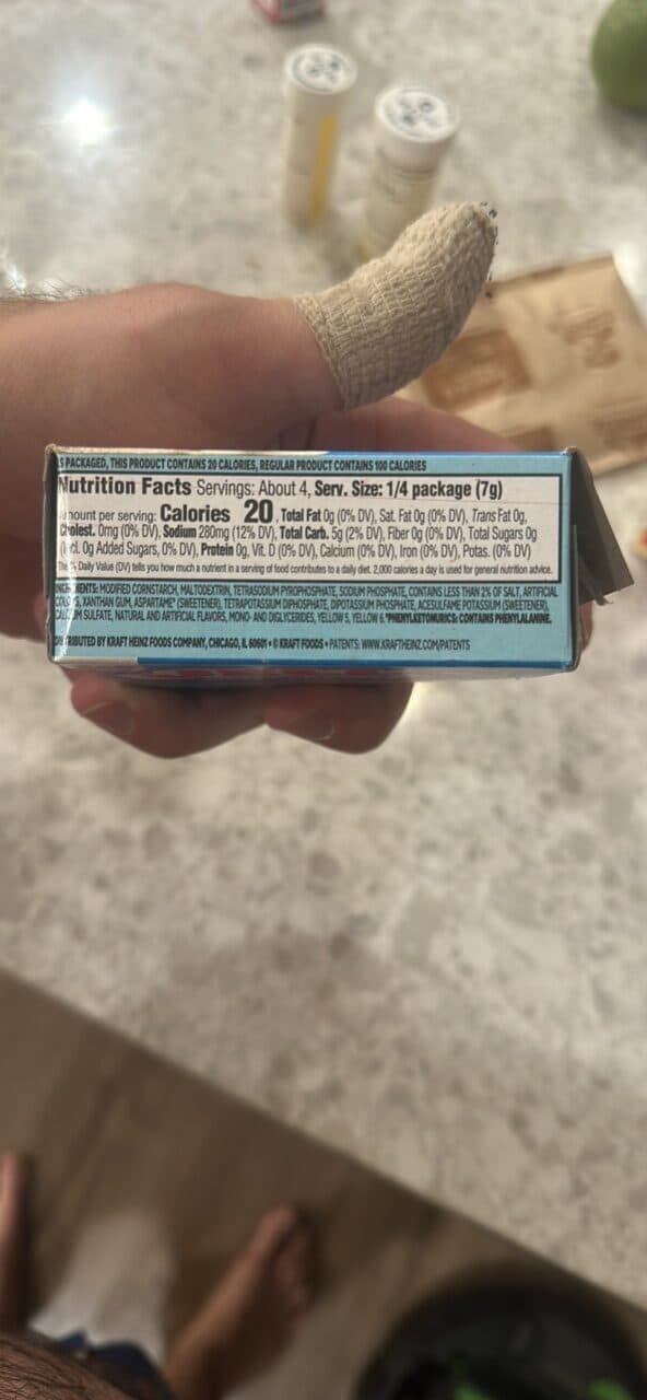 JELL-O white chocolate packshot