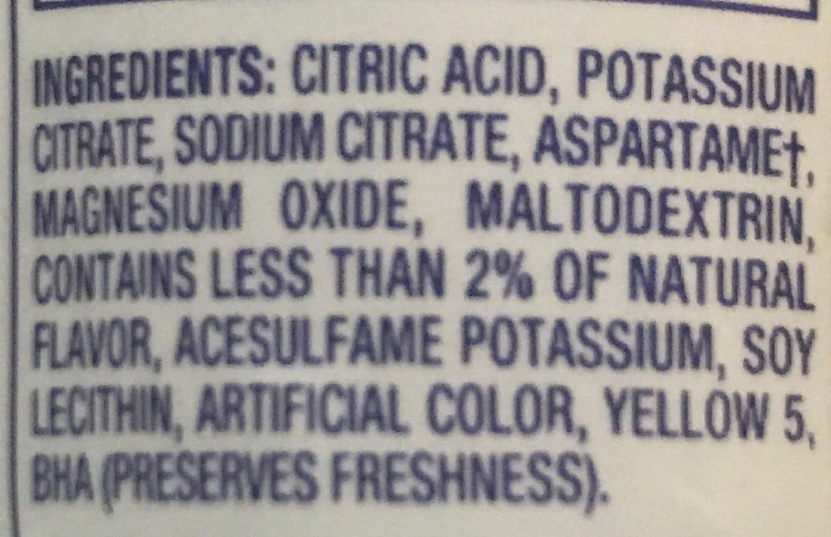 Crystal Light Lemonade Drink Mix packshot