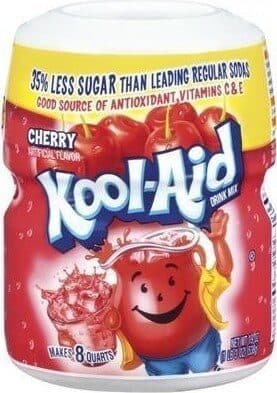 Kool-Aid Cherry mix packshot