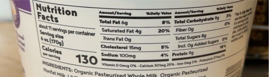 Nancy's Organic Plain Whole Milk Yogurt packshot