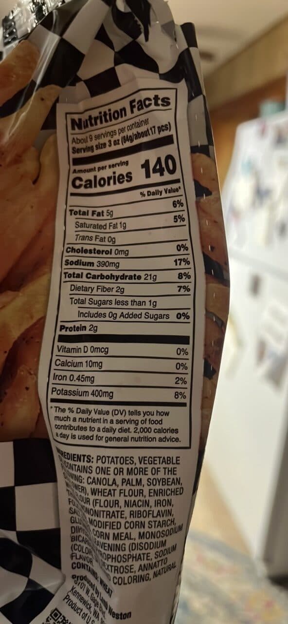 Checkers Rally's Famous Seasoned Fries packshot