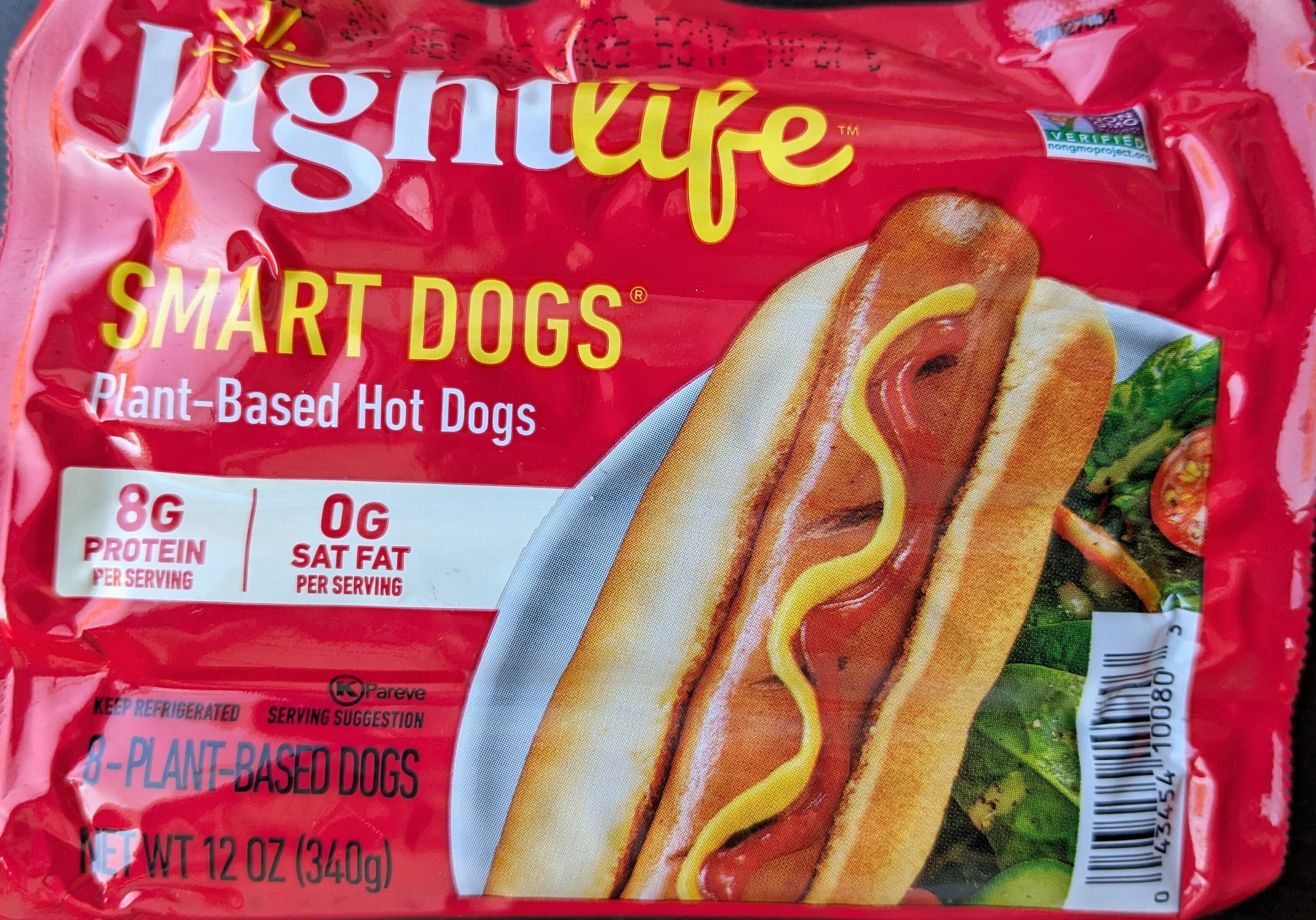 Lightlife SMART DOGS Plant-Based Hot Dogs packshot