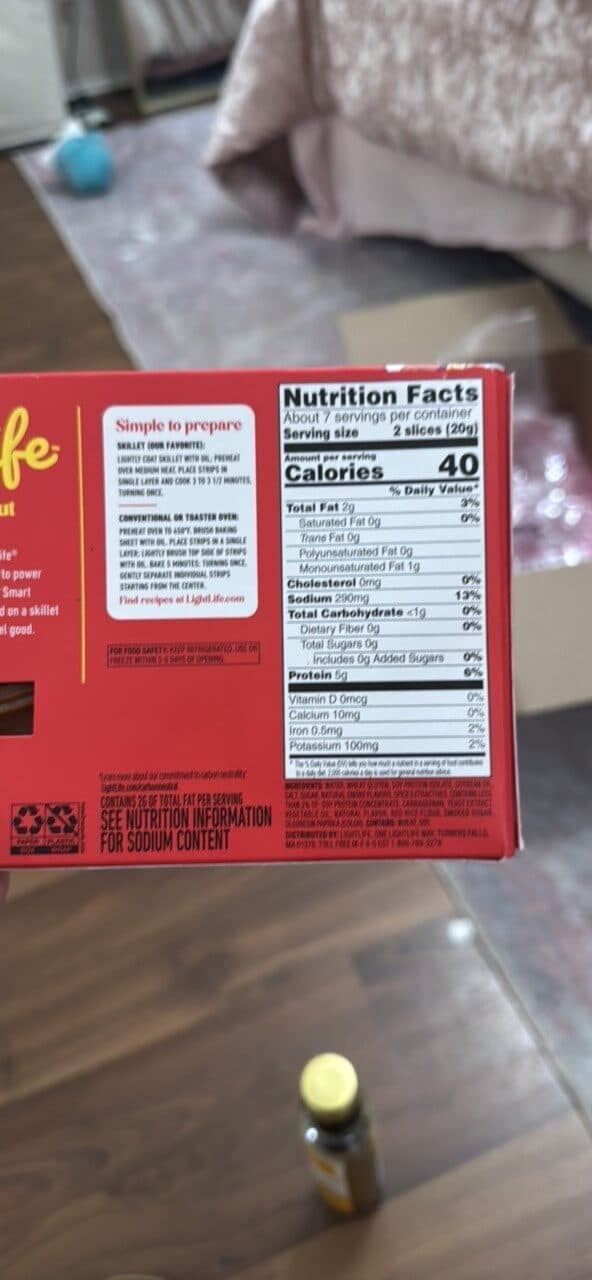 Lightlife SMART BACON Plant-Based Bacon packshot