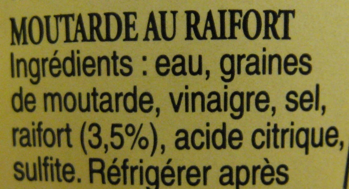 Maille Moutarde préparée au Raifort Maille packshot