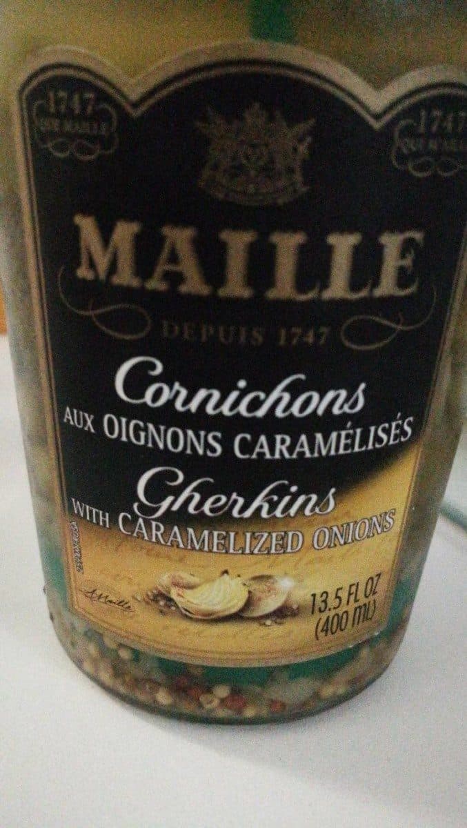 Maille Gherkins with caramelized onions packshot