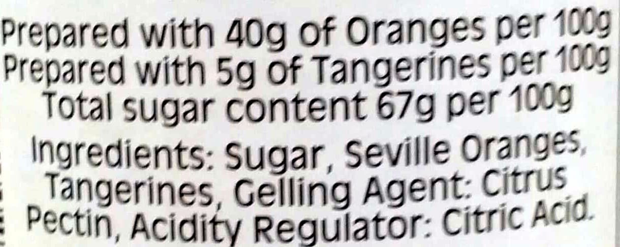 Tiptree Sons Ltd Tiptree Orange & Tangerine Marmalade Fine Cut Peel packshot