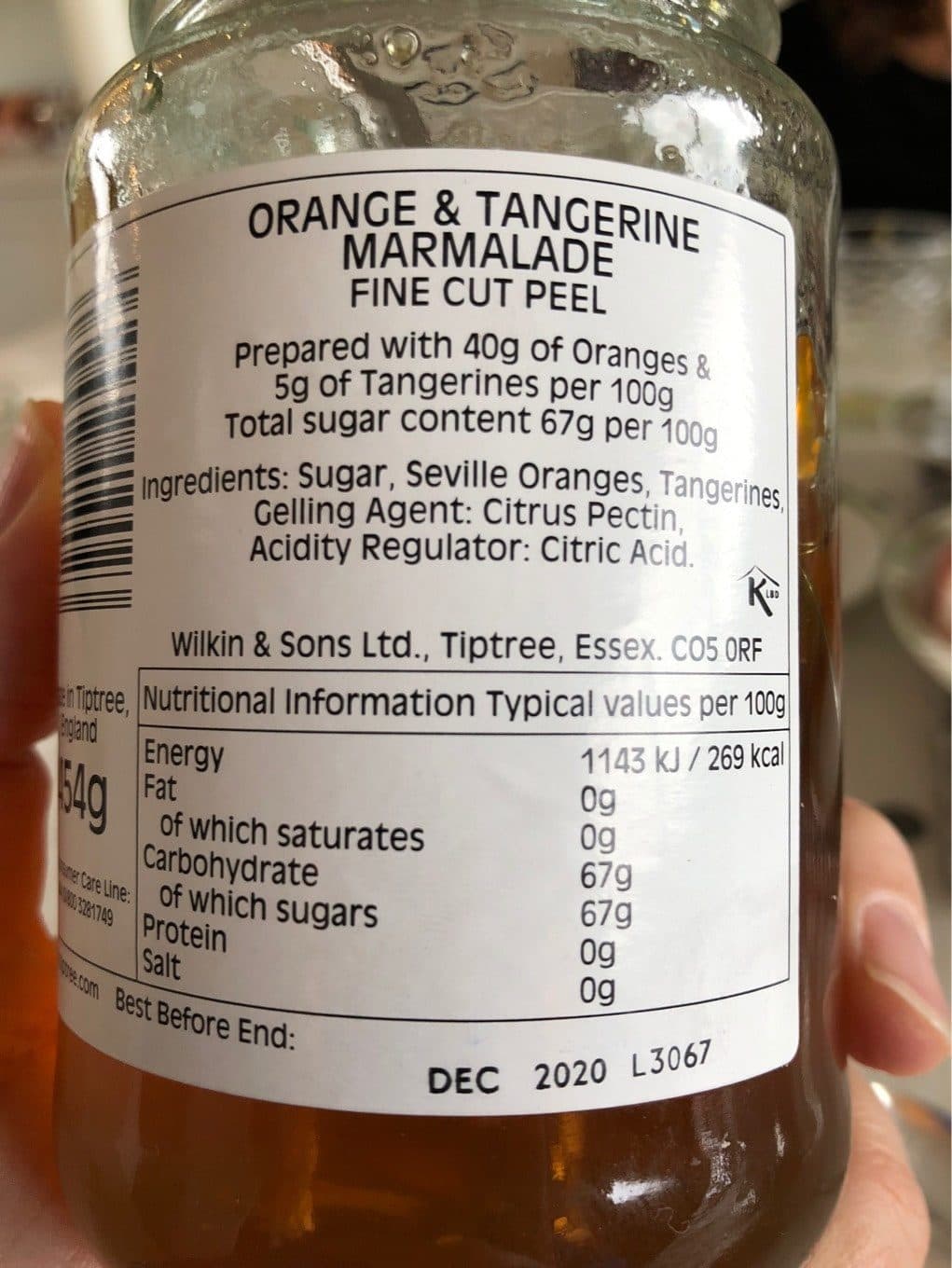 Tiptree Sons Ltd Tiptree Orange & Tangerine Marmalade Fine Cut Peel packshot