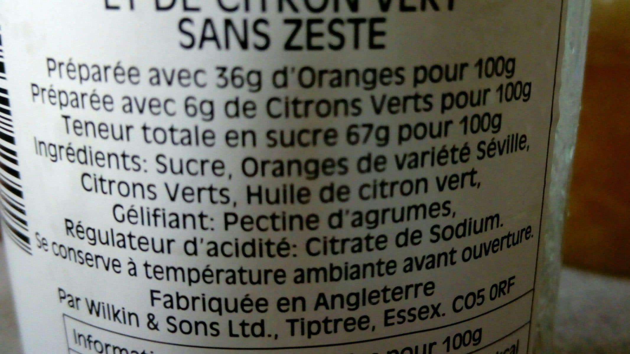 Wilkin & Sons Marmelade orange et citron vert packshot