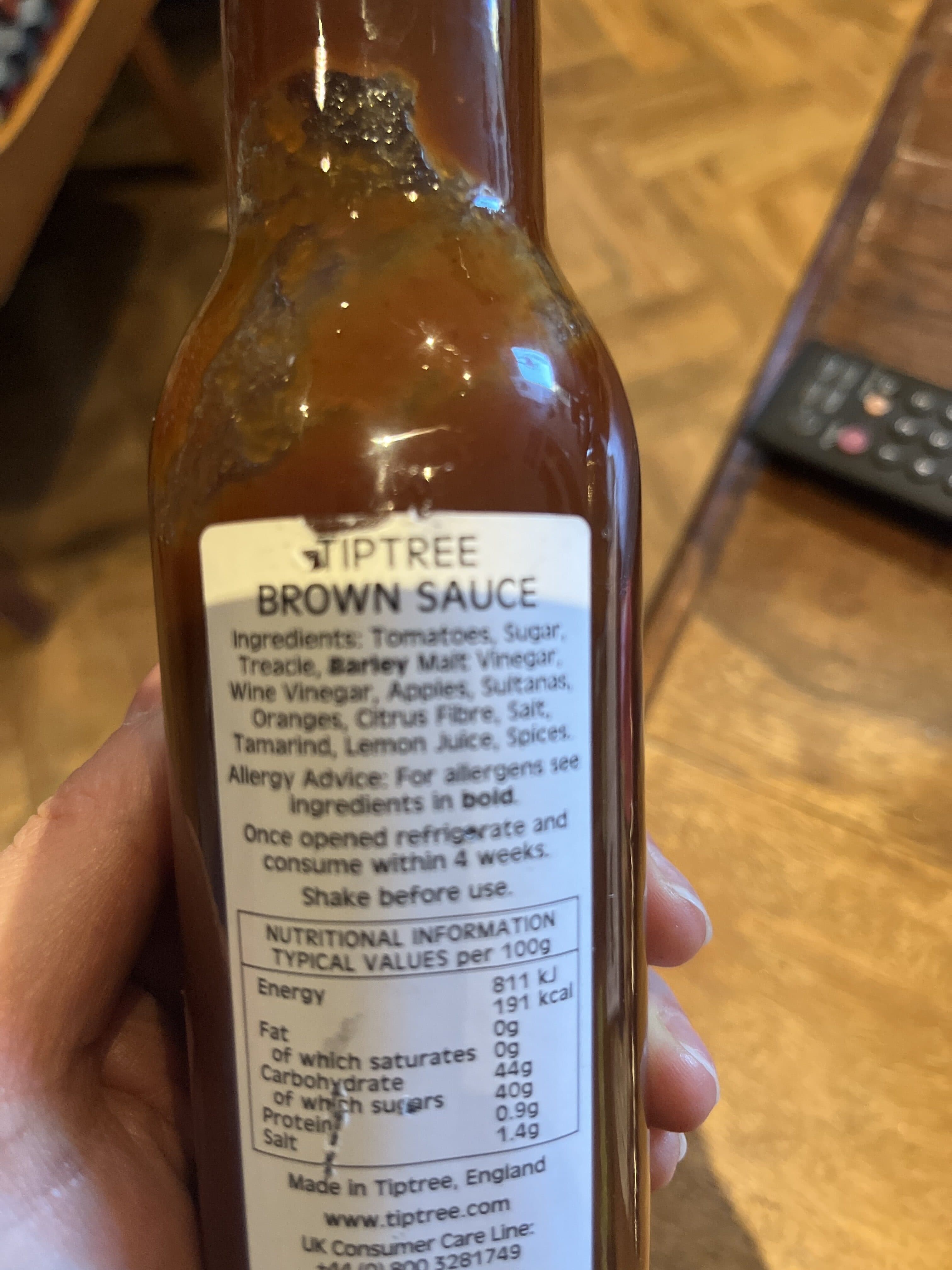 Wilkin sons ltd Brown sauce packshot