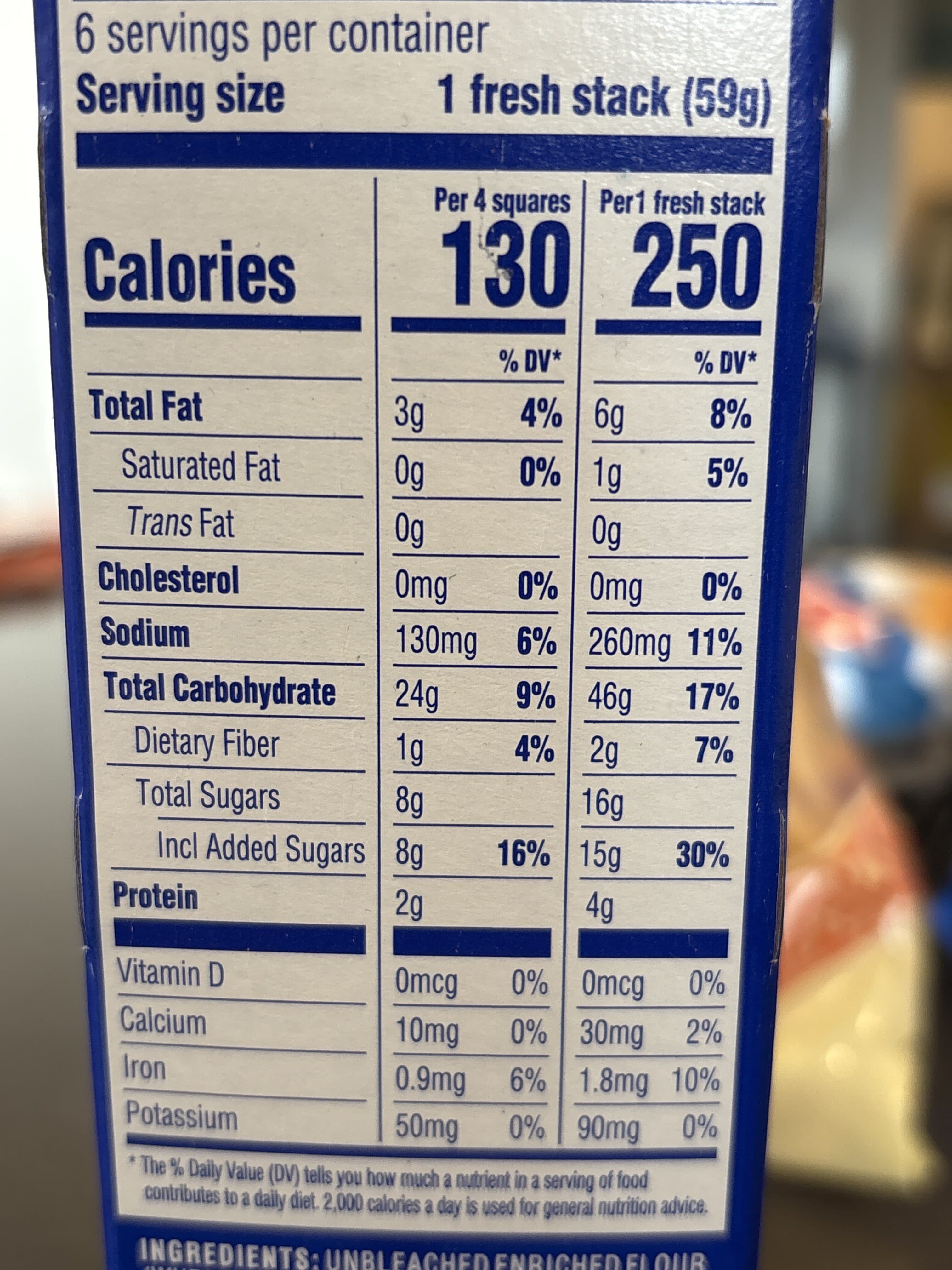 Honey Maid Fresh Stacks Grahams packshot