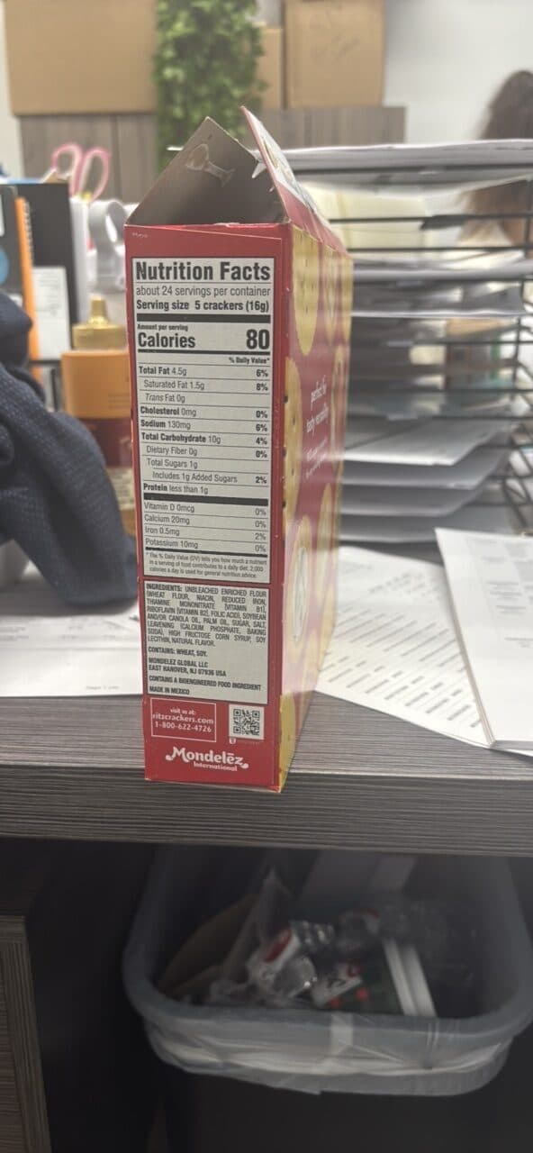 RITZ the original packshot