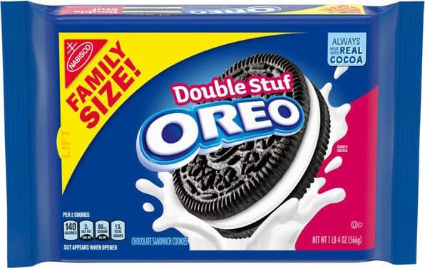Nabisco Double Stuf Oreo packshot