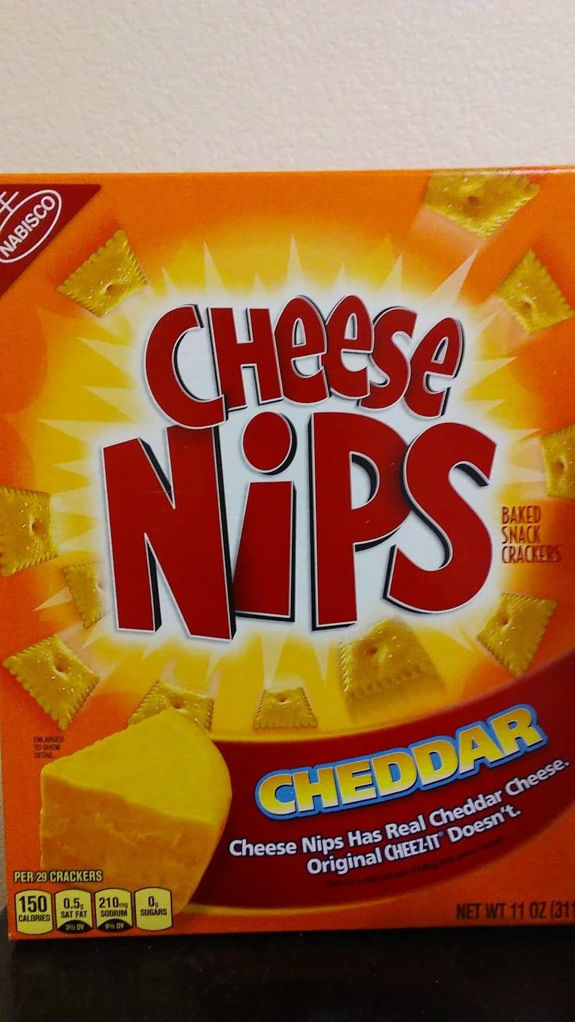 Nabisco Cheese nips crackers 1x11 oz packshot