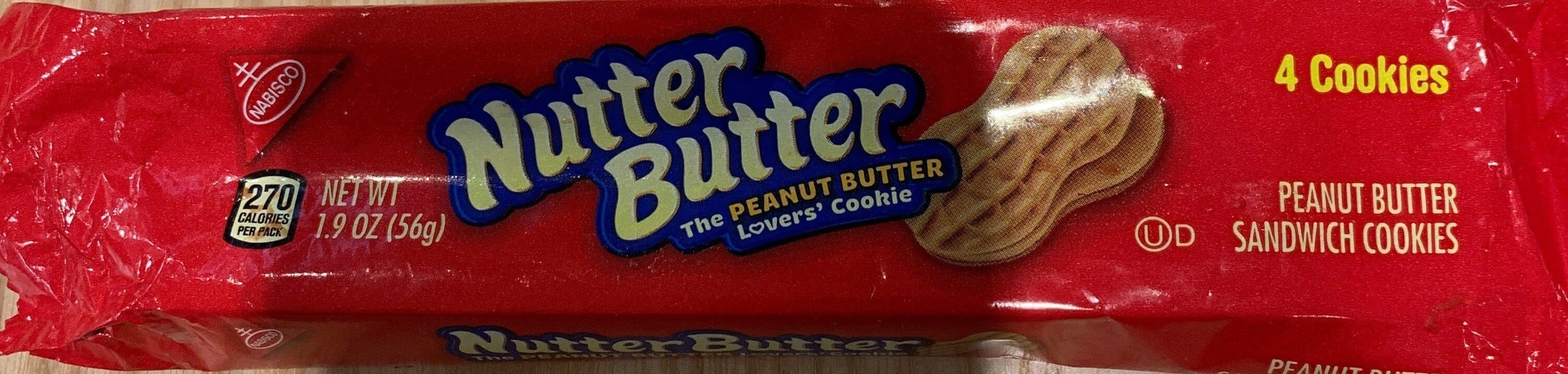 Nutter Butter Peanut Butter Sandwich Cookies packshot