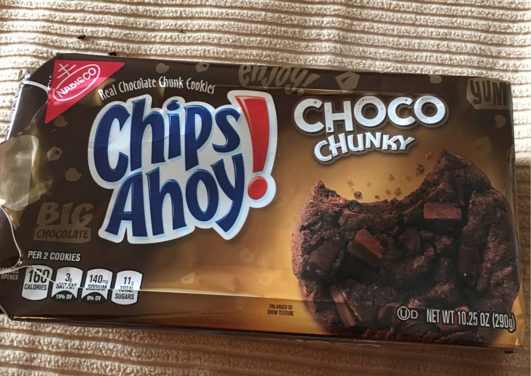Mondelez Chips ahoy! cookies choco chunky 1x10.25 oz packshot
